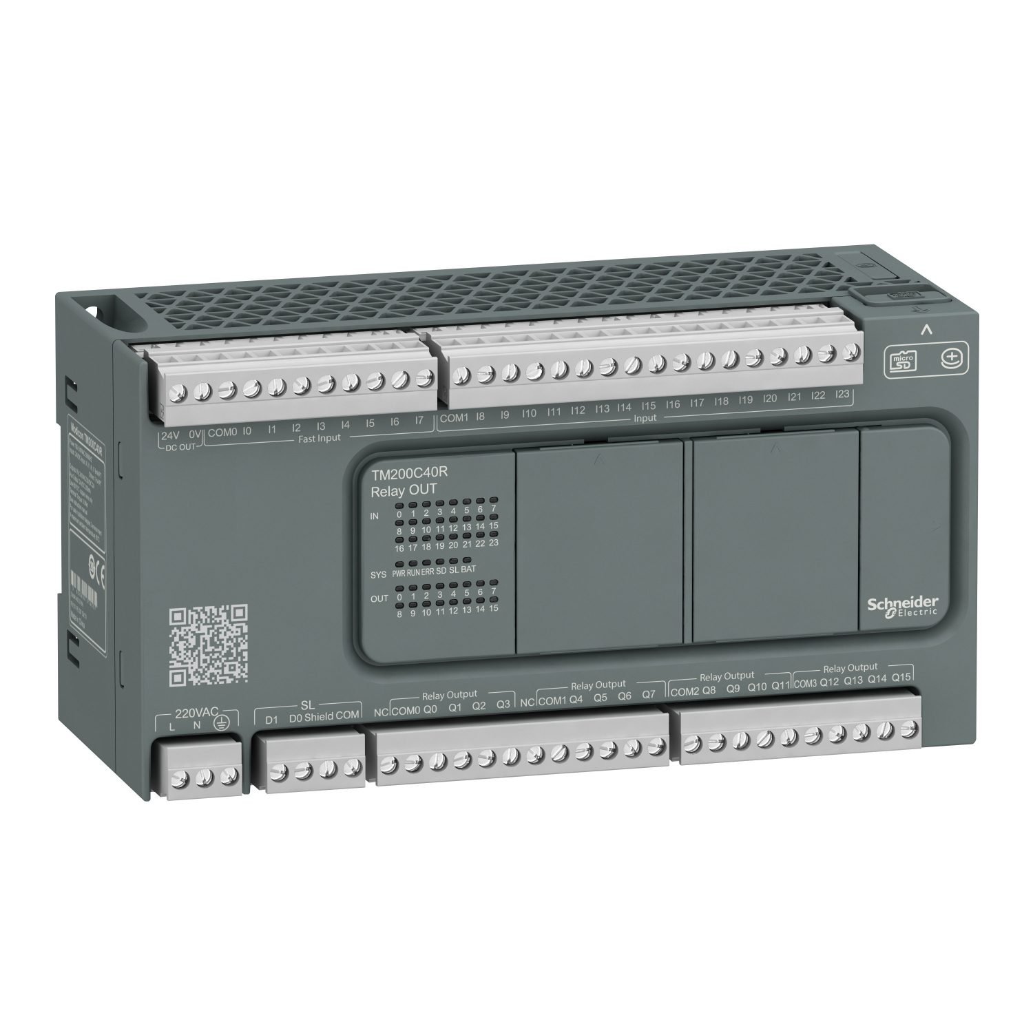 Schneider Modicon Easy M200 PLC - TM200C40R