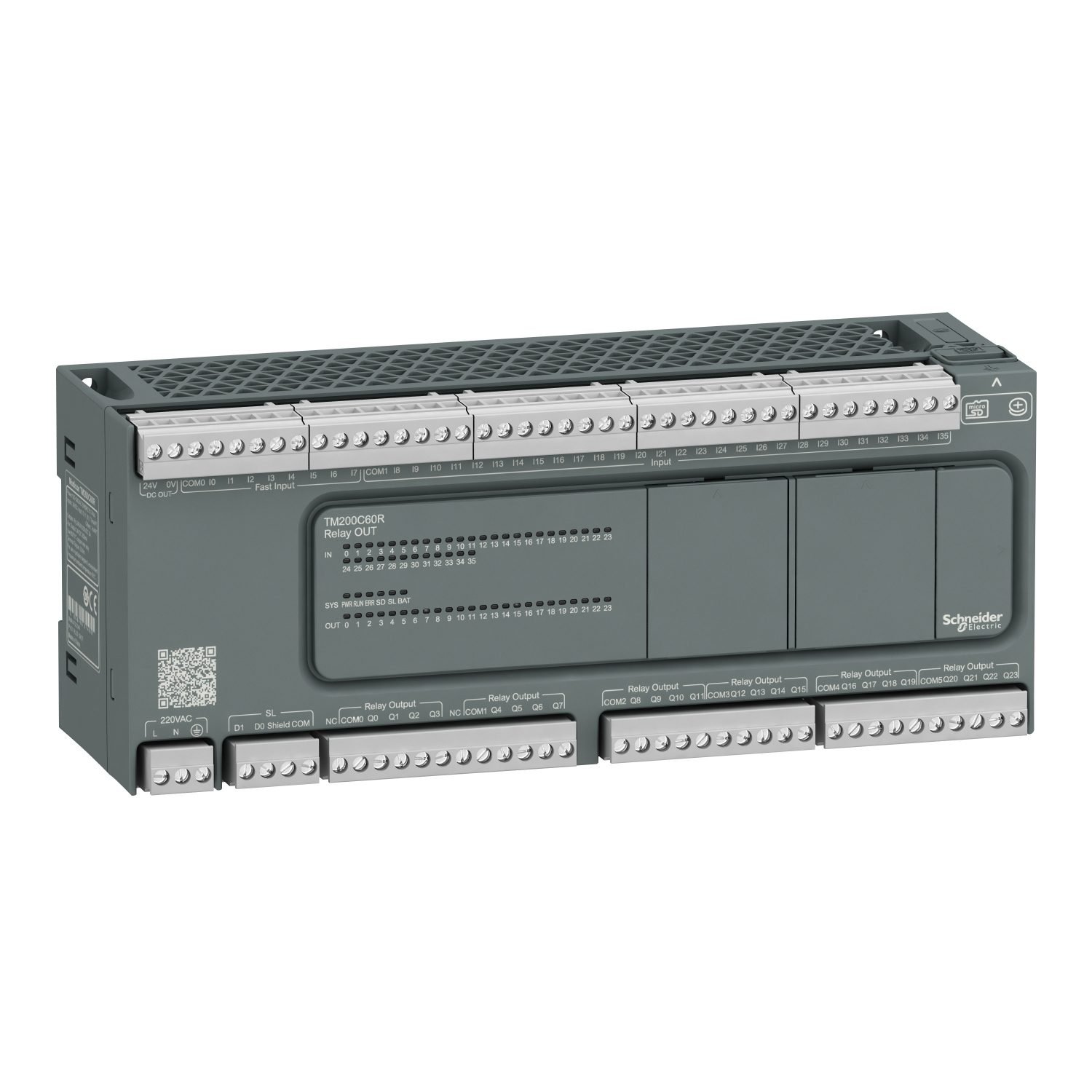 Schneider Modicon Easy M200 PLC - TM200C60R