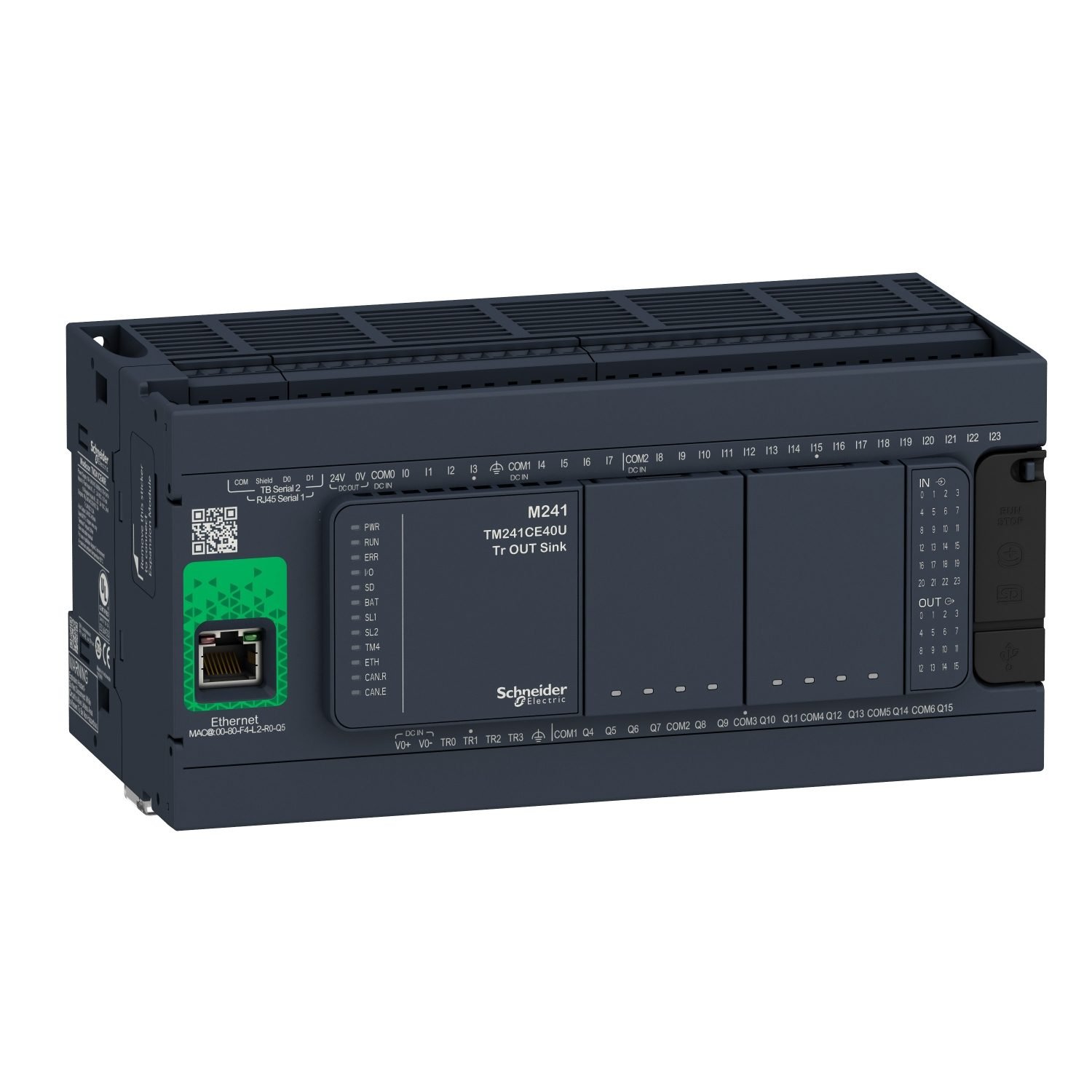 Schneider Modicon M241 PLC - TM241CE40R