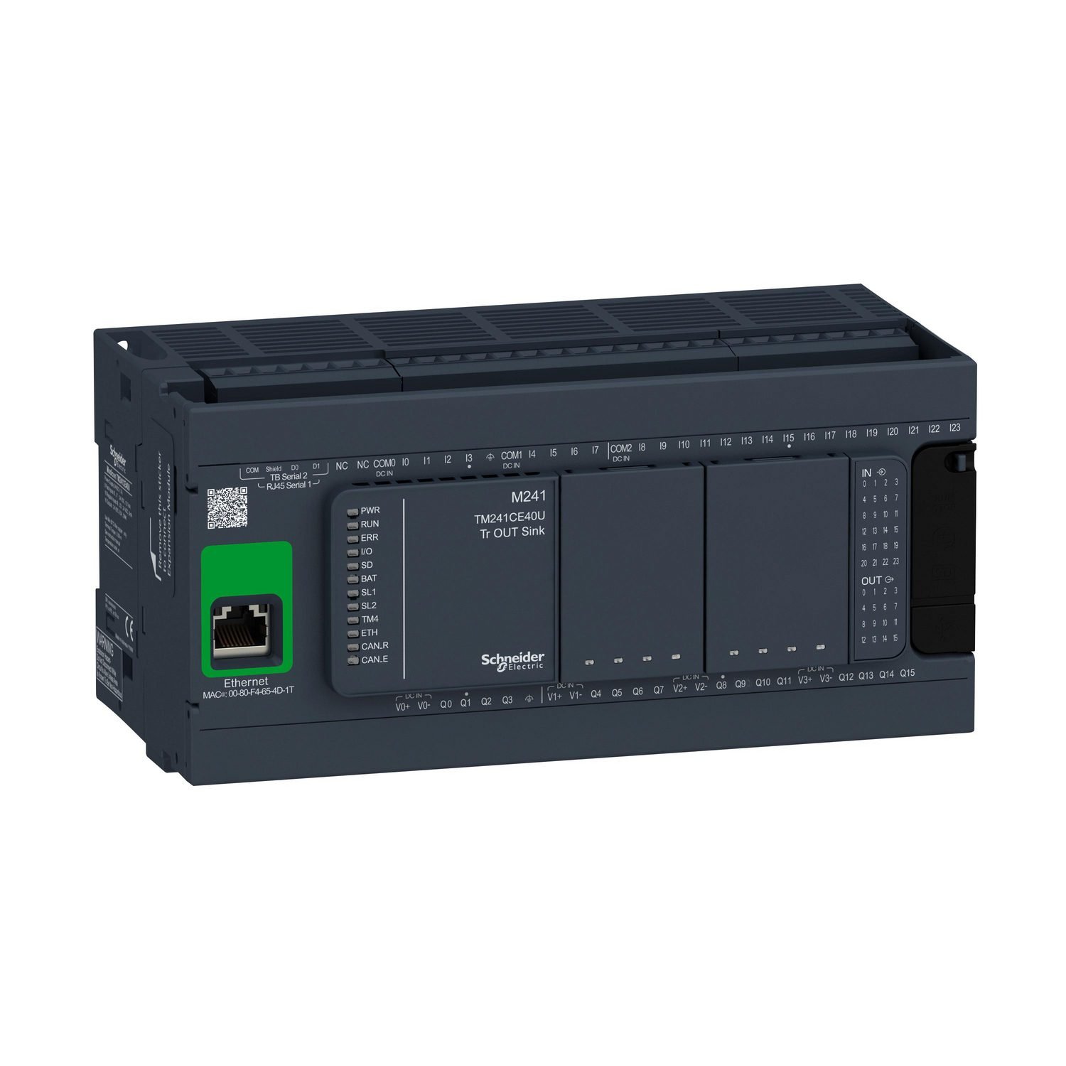 Schneider Modicon M241 PLC - TM241CE40U